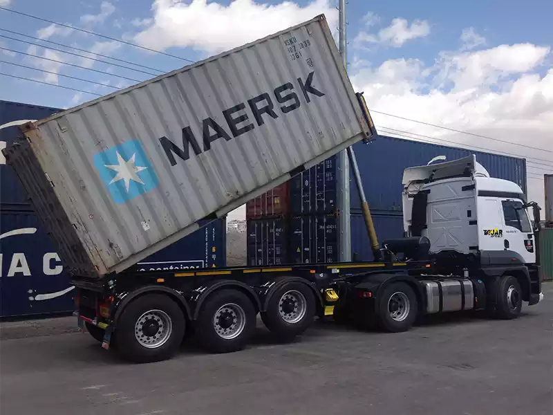 TIPPER CONTAINER CARRIER SEMI-TRAILER (1